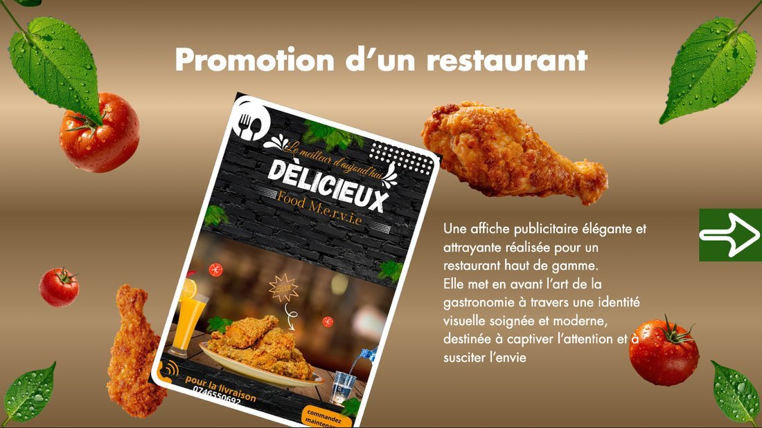 Promotion d'un restaurant — Food M.e.r.v.i.e
