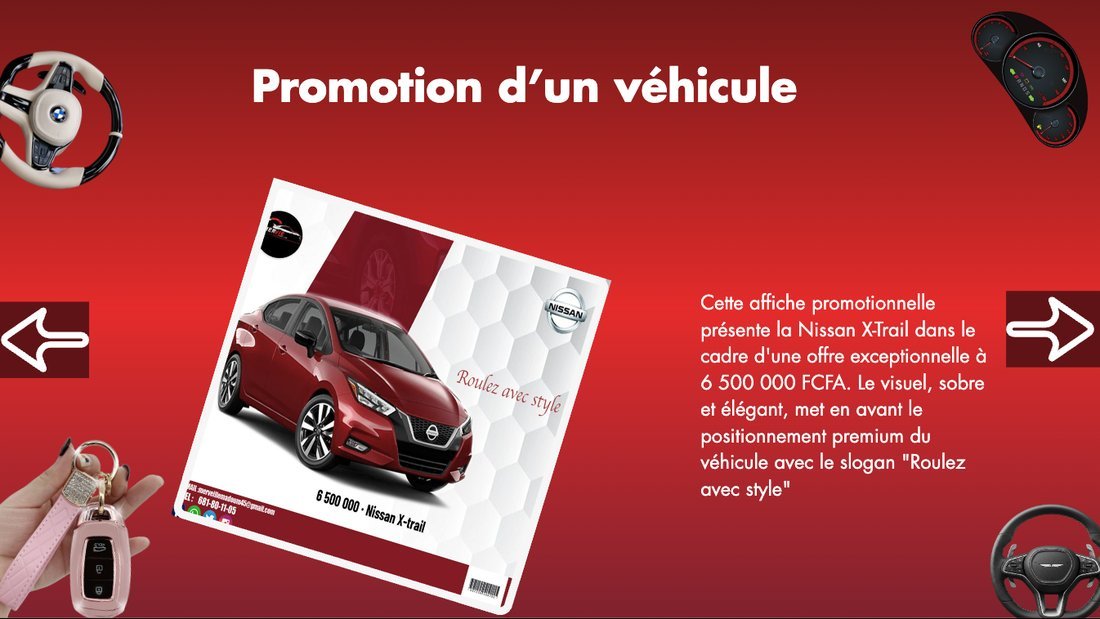 Promotion d'un véhicule — Nissan X-Trail